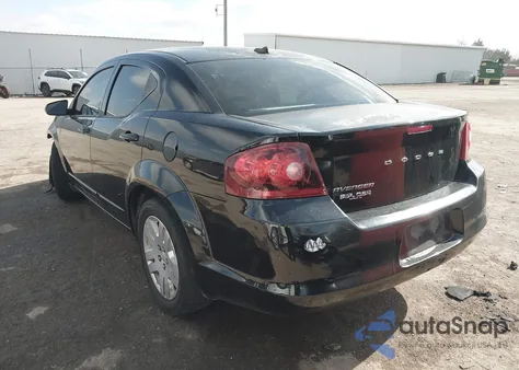 2012 Dodge Avenger Se из США, поврежденный, VIN 1C3CDZABXCN242571